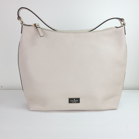 Kate Spade Prospect Place Kiai Hobo Bag Purse Crisp Linen - No Shoulder Strap - Picture 1 of 16